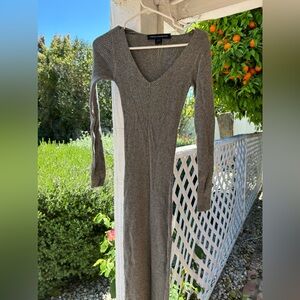 French connection grey dress super fitting and flattering never been worn